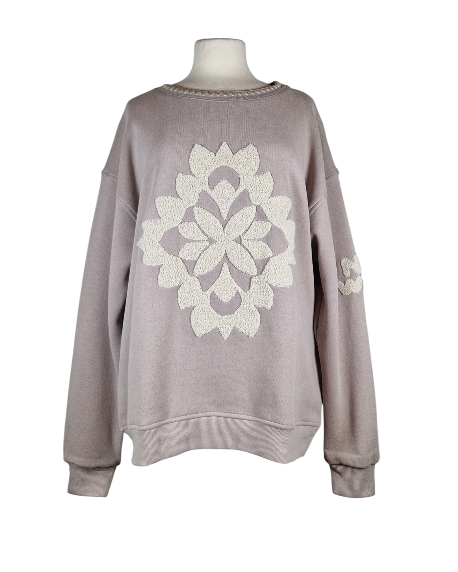 Sweat mit Stickornament