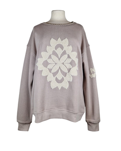 Sweat mit Stickornament