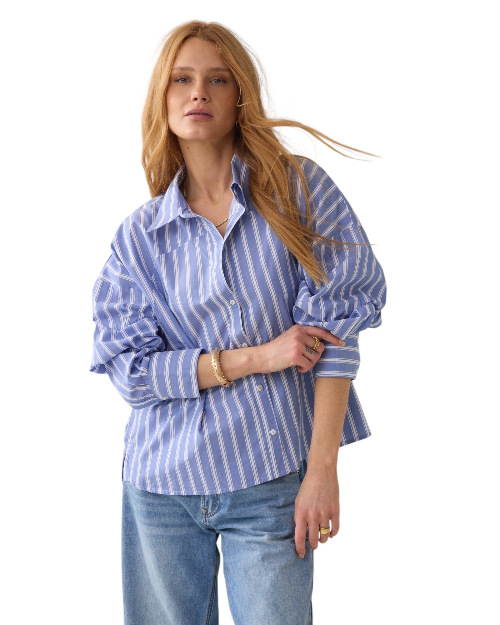 Bluse Shirt Stripe