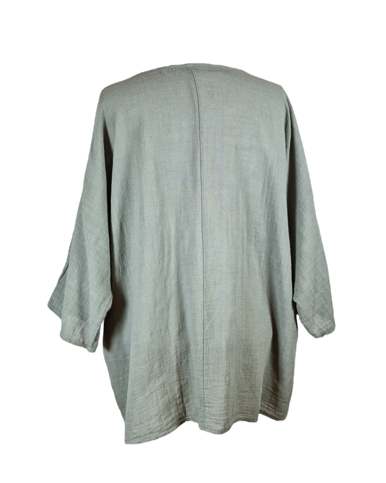 Bluse Lang mit Kette