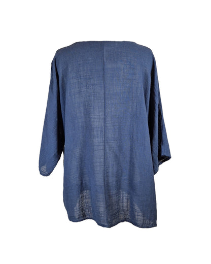 Bluse Lang mit Kette