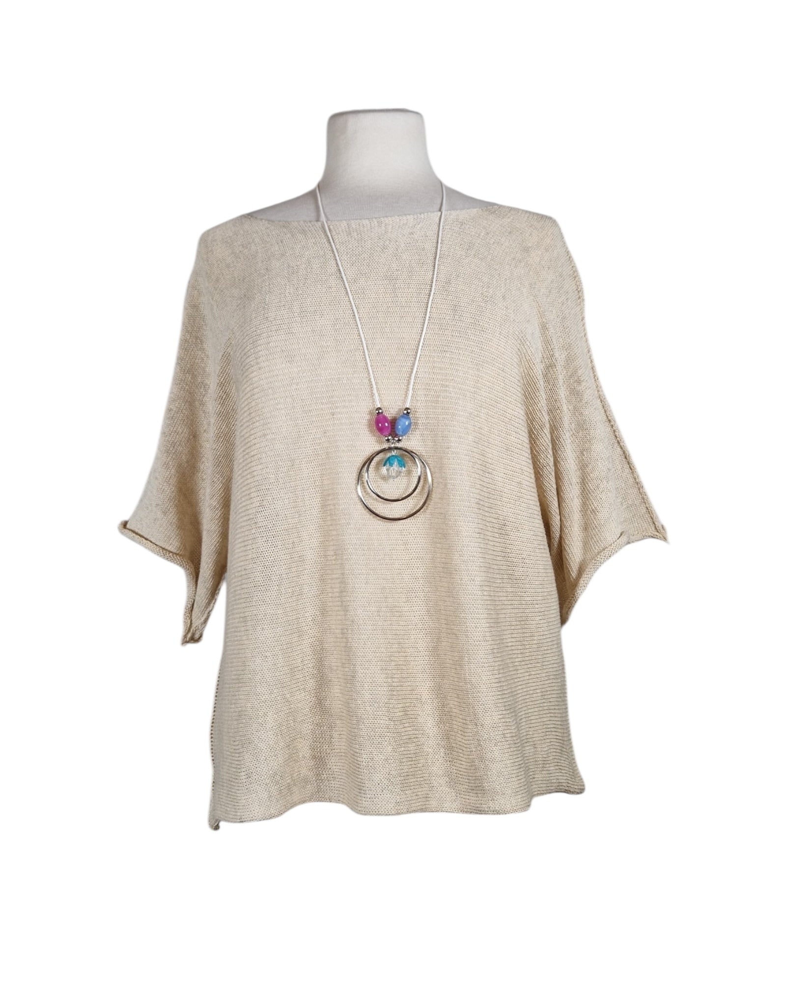 Sommerpullover mit Kette