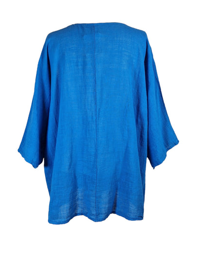 Bluse Lang mit Kette