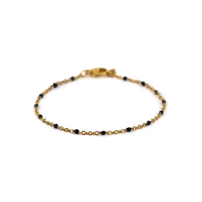 Armband Feo Armband inrosa Schwarz 18-19cm + 3cm Extender 