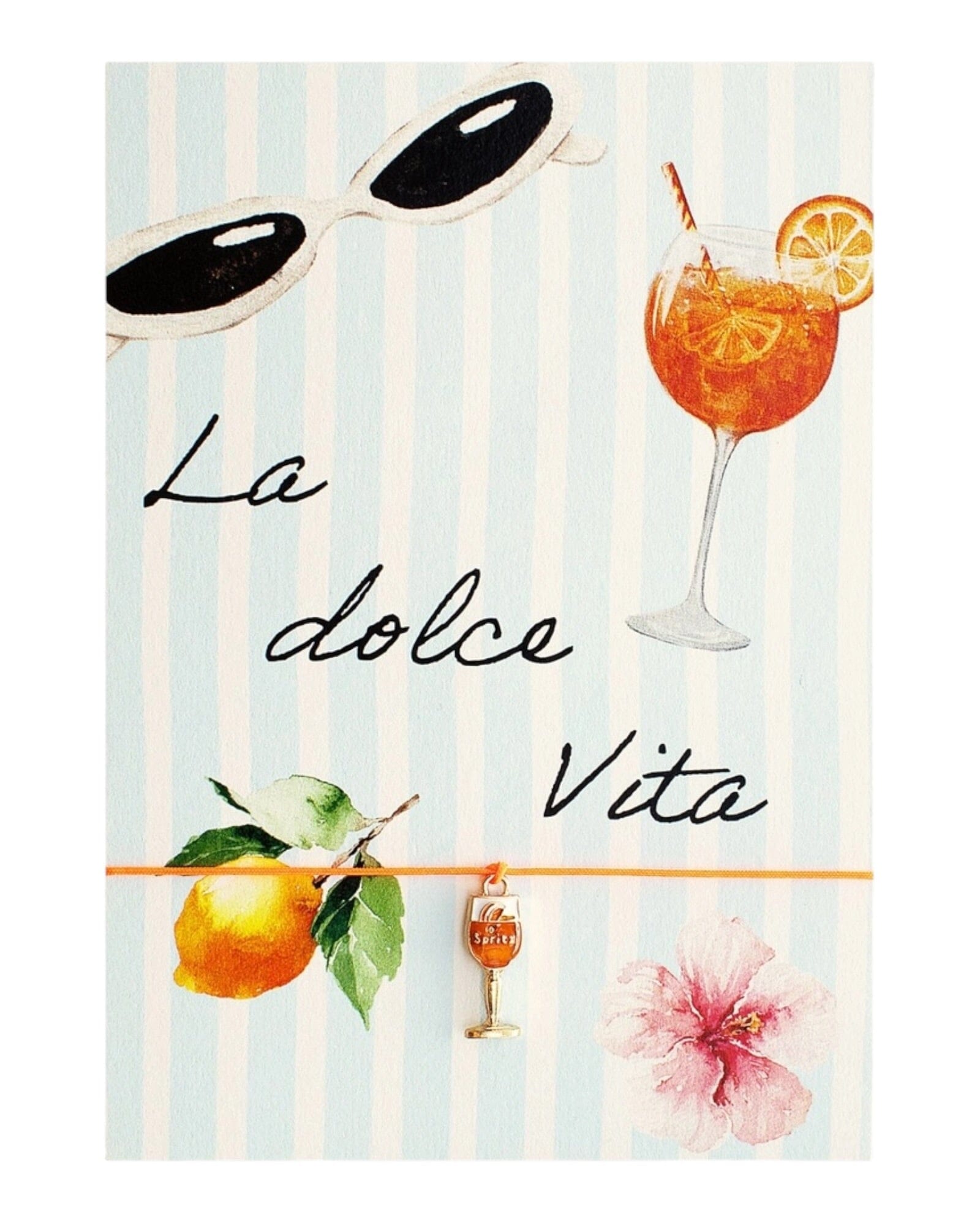 Armbandkarte La Dolce Vita Armbandkarten by Vivi. La Dolce Vita 11x16cm 