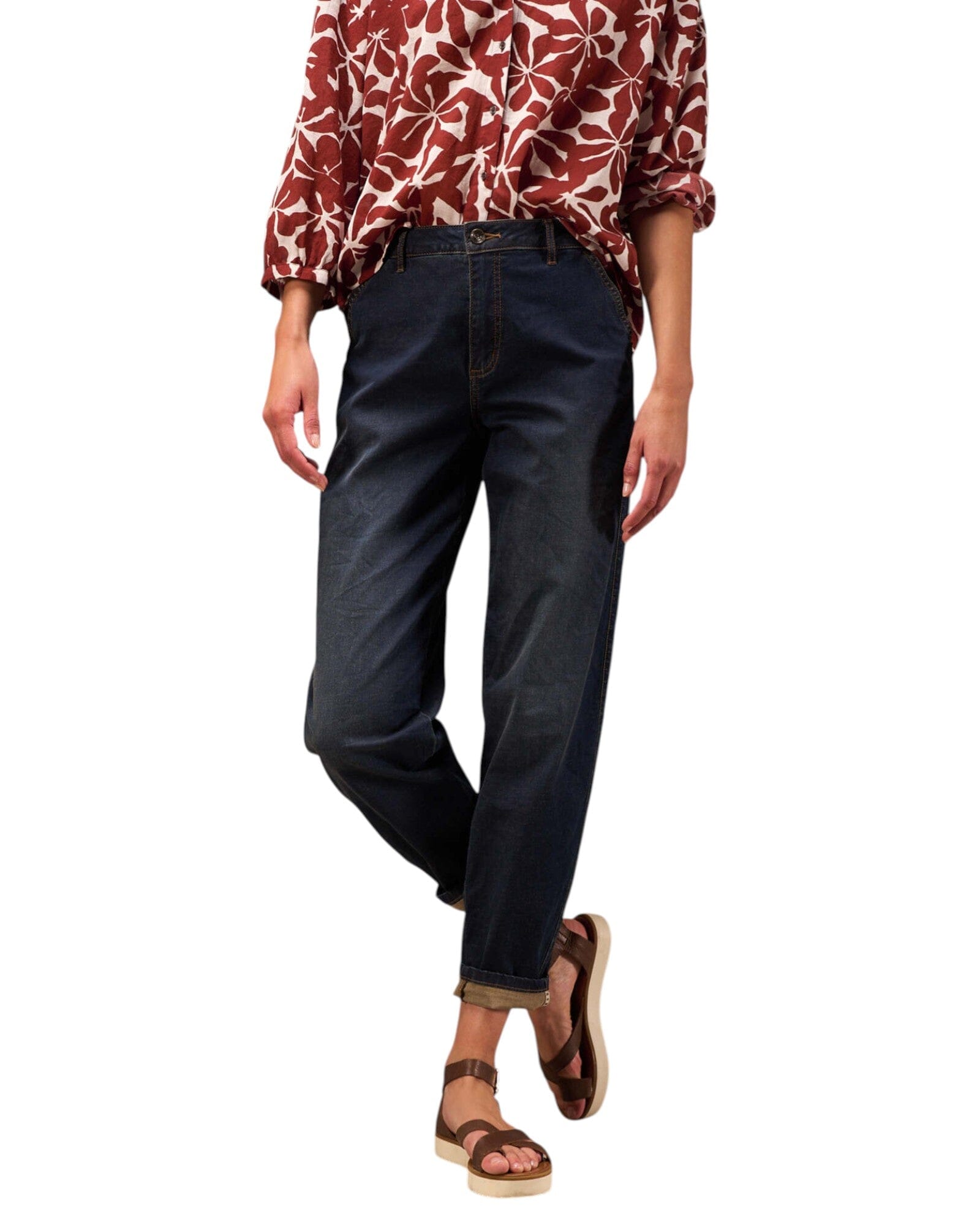Barrel Hose Jeanshose Nile Stoned Denim XS 