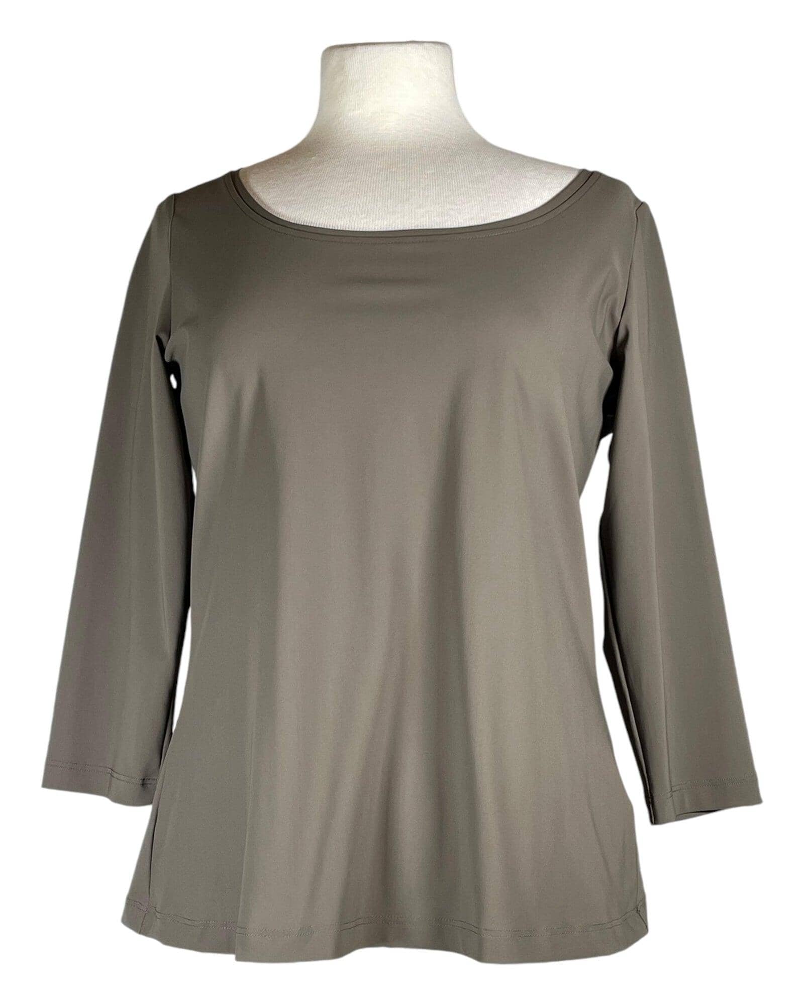 Basic Shirt Kurz Shirt Elli 76 Walnut 1 