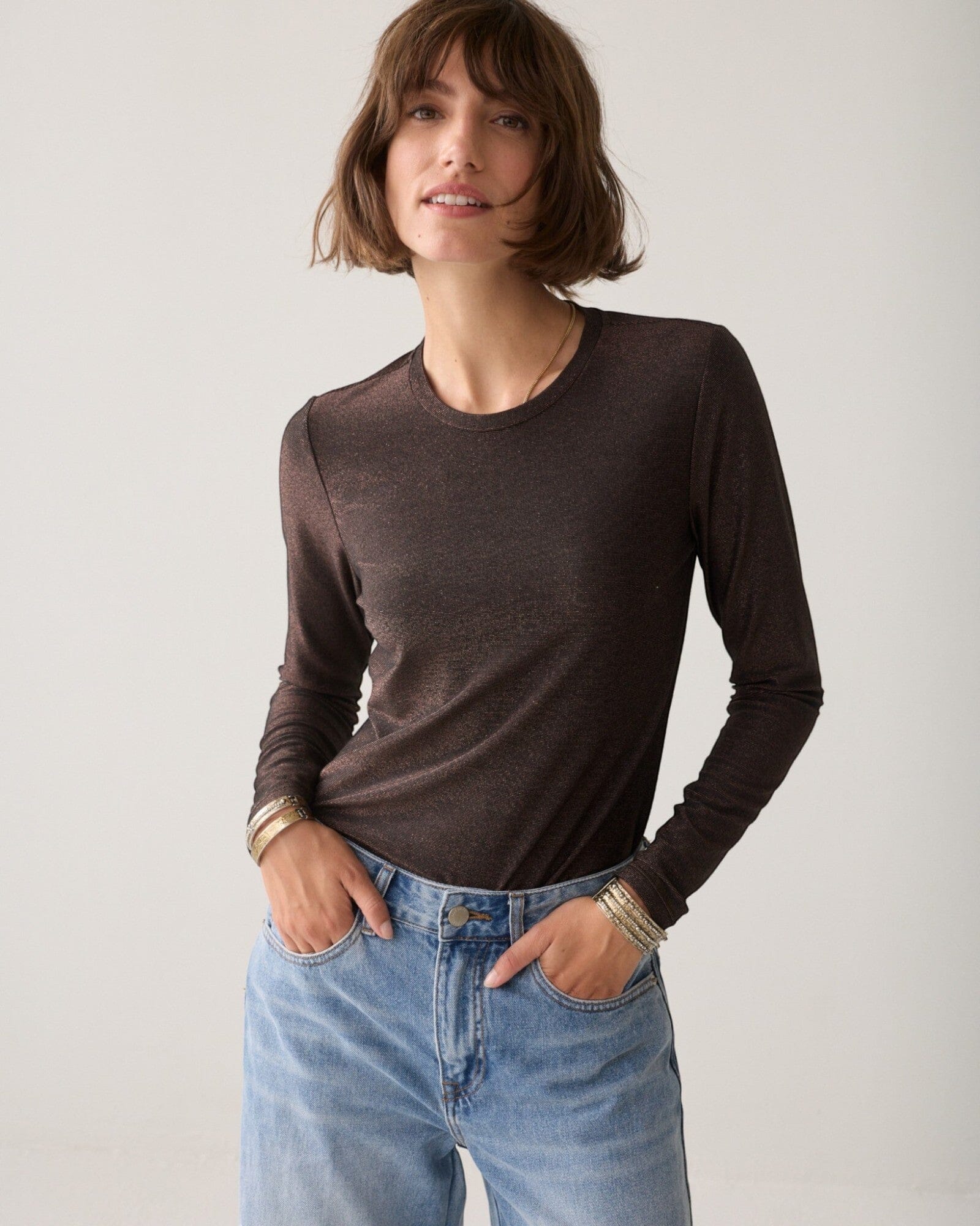 Basic Tee Shirt Summum Woman 