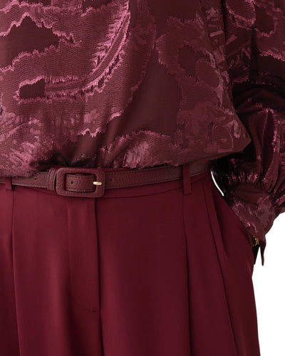 Belt Leather Buckle Gürtel Summum Woman 