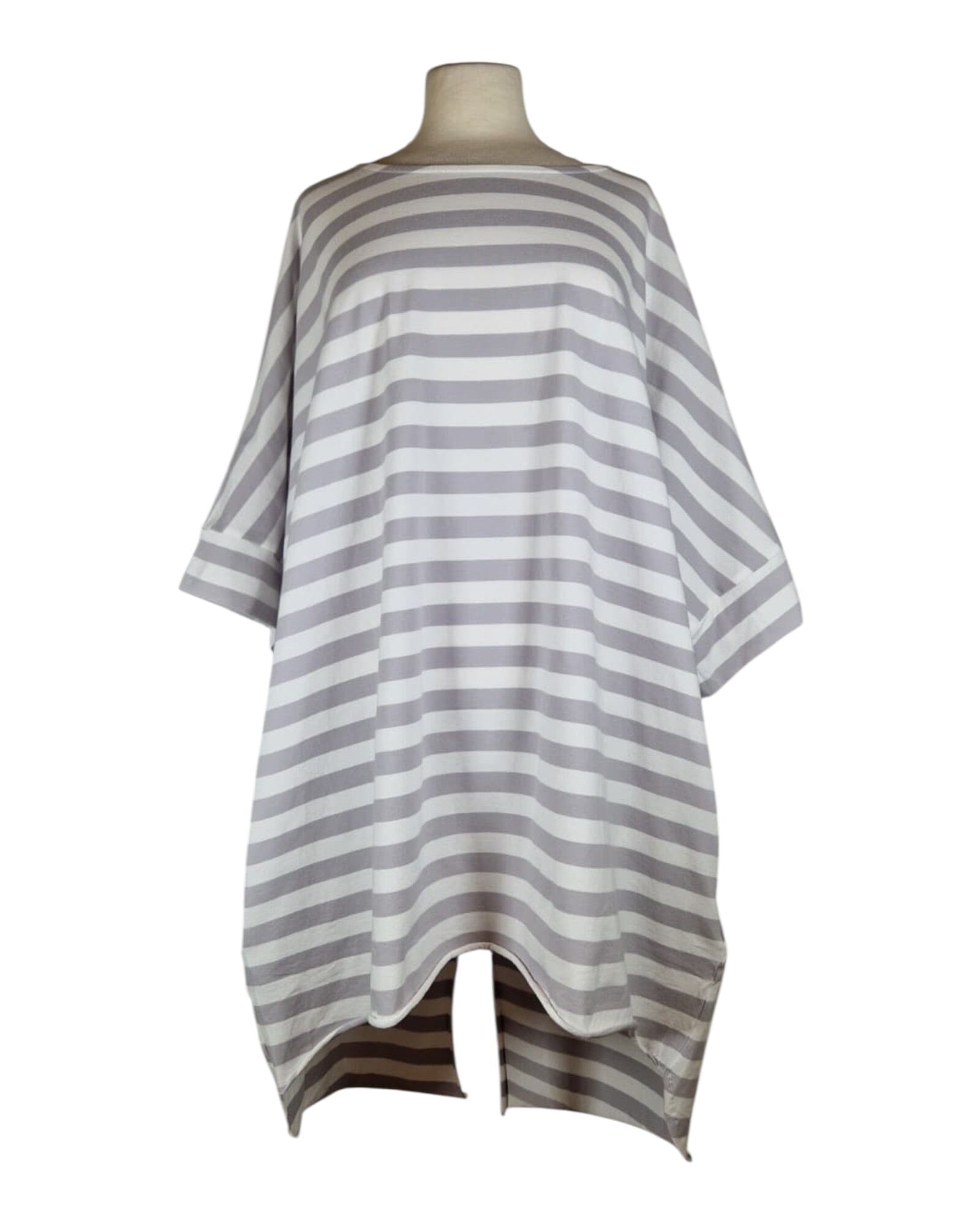 Big T Plus Shirt Plü Cement Stripe Onesize 