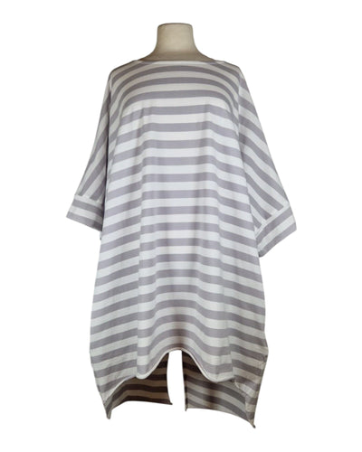 Big T Plus Shirt Plü Cement Stripe Onesize 