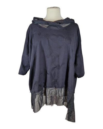 Bigshirt Meshmix Shirt Elli 90 Black 0 