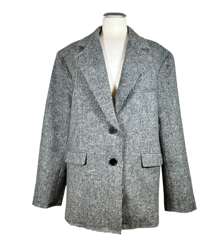 Blazer Wool Blazer z.G.est Graumeliert Einheitsgröße 