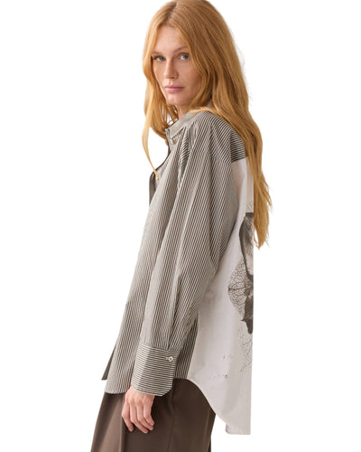 Blouse Big Flower Bluse Summum Woman 