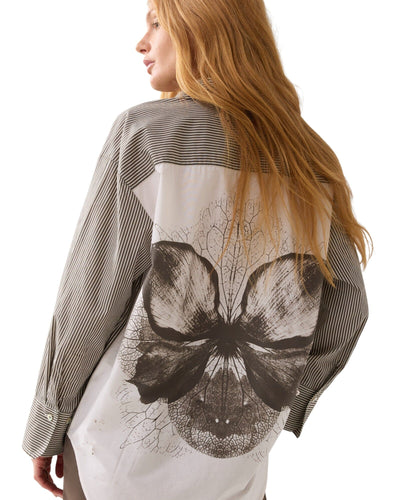 Blouse Big Flower Bluse Summum Woman 