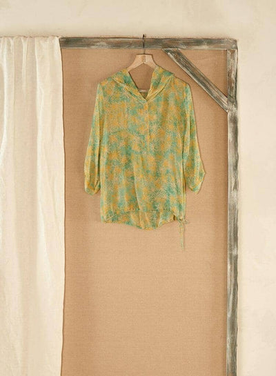 Blouse with Hood Bluse Nile Mint S 