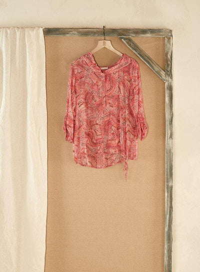 Blouse with Hood Bluse Nile Pink S 