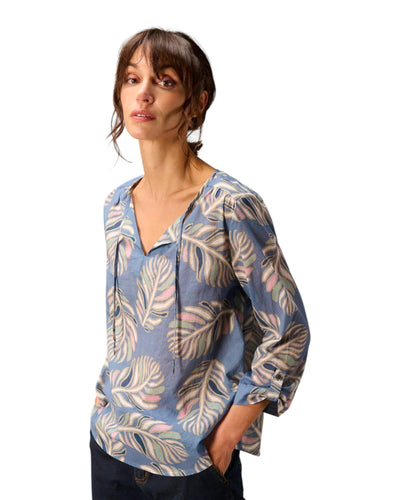 Bluse 3/4 Arm Bluse Nile Steel S 