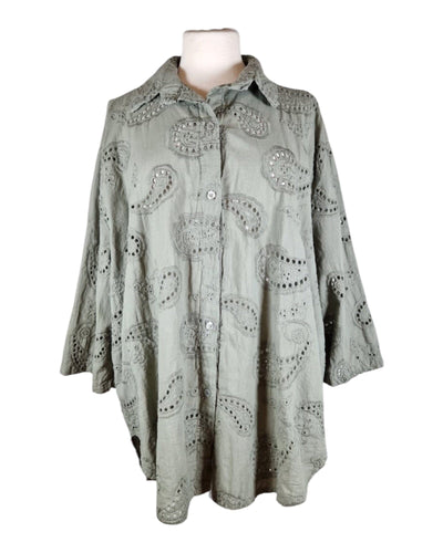Bluse Bluse Kolibri Ulm Khaki Einheitsgröße 