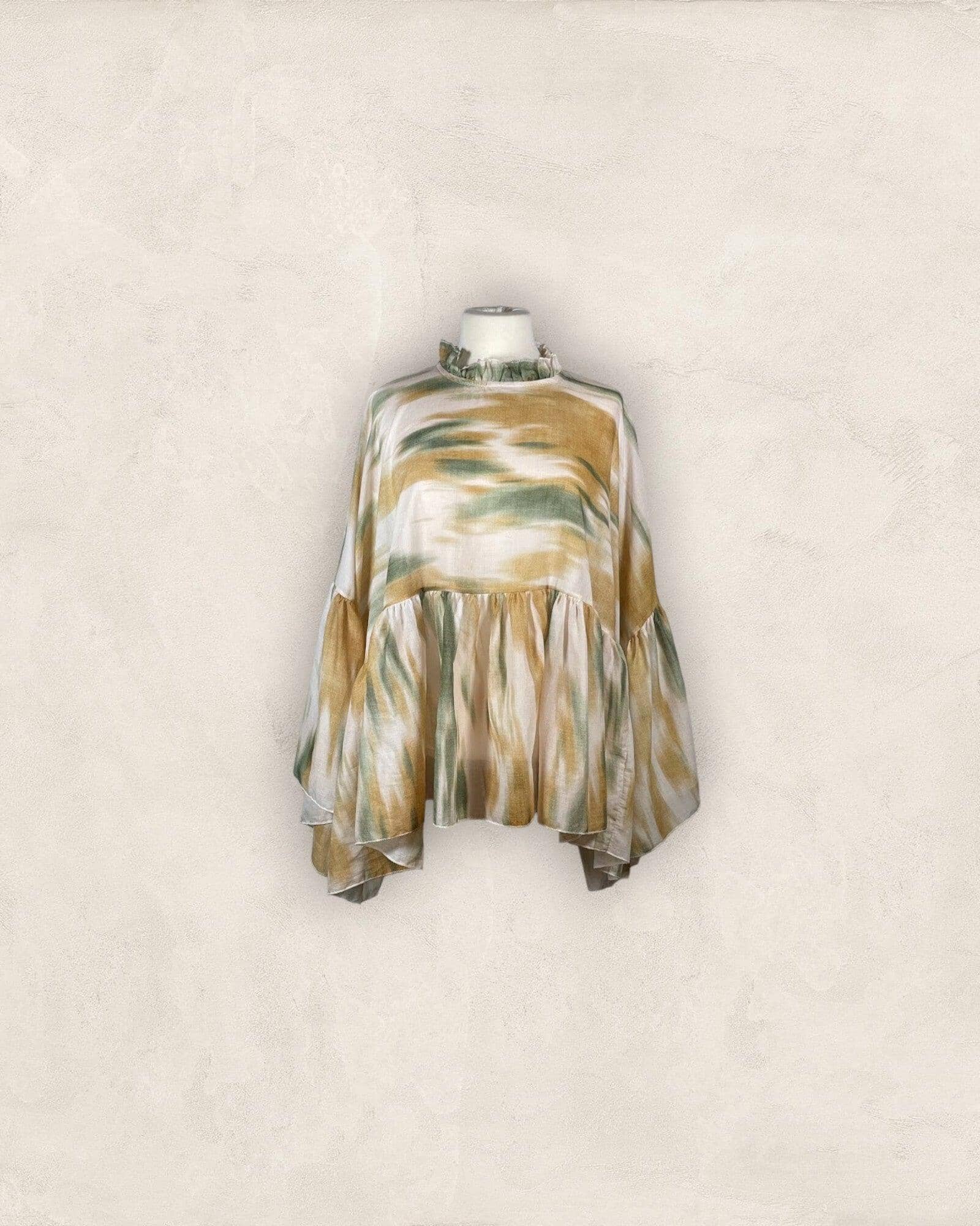 Bluse Bluse Kolibri Ulm Senf/Grün Einheitsgröße 