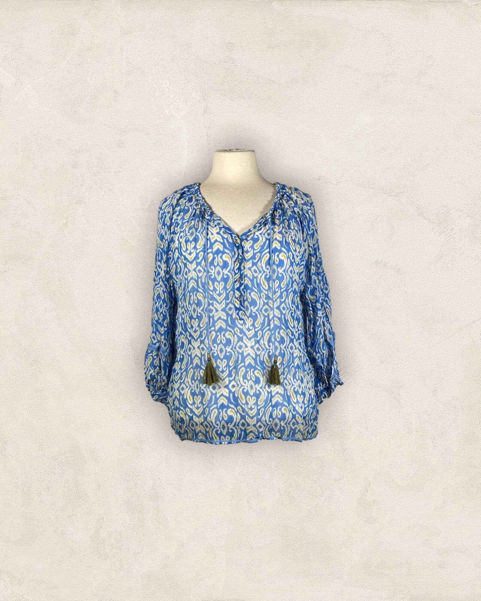 Bluse Bluse Nile Blue S 
