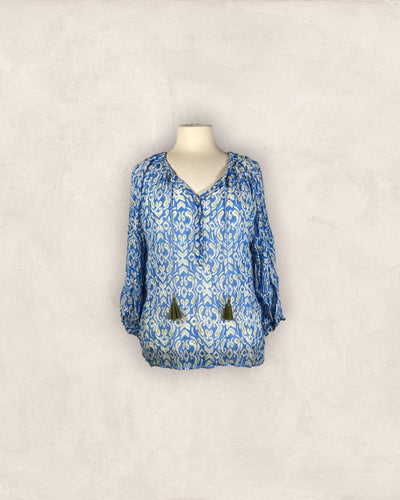 Bluse Bluse Nile Blue S 