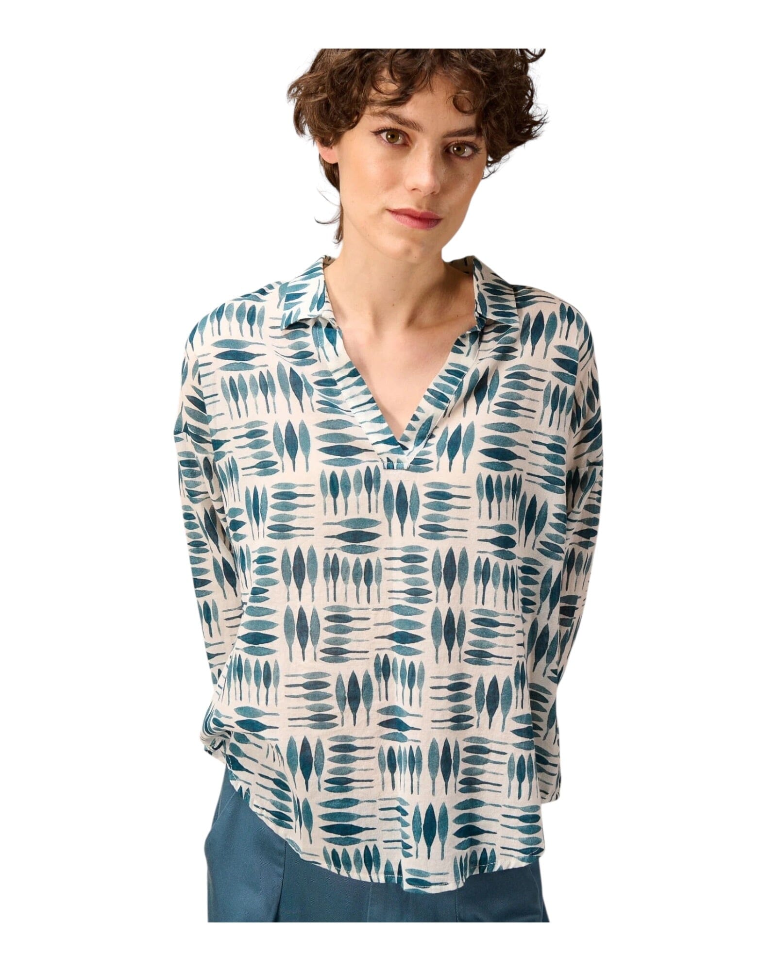 Bluse Bluse Nile Bluesteel S 