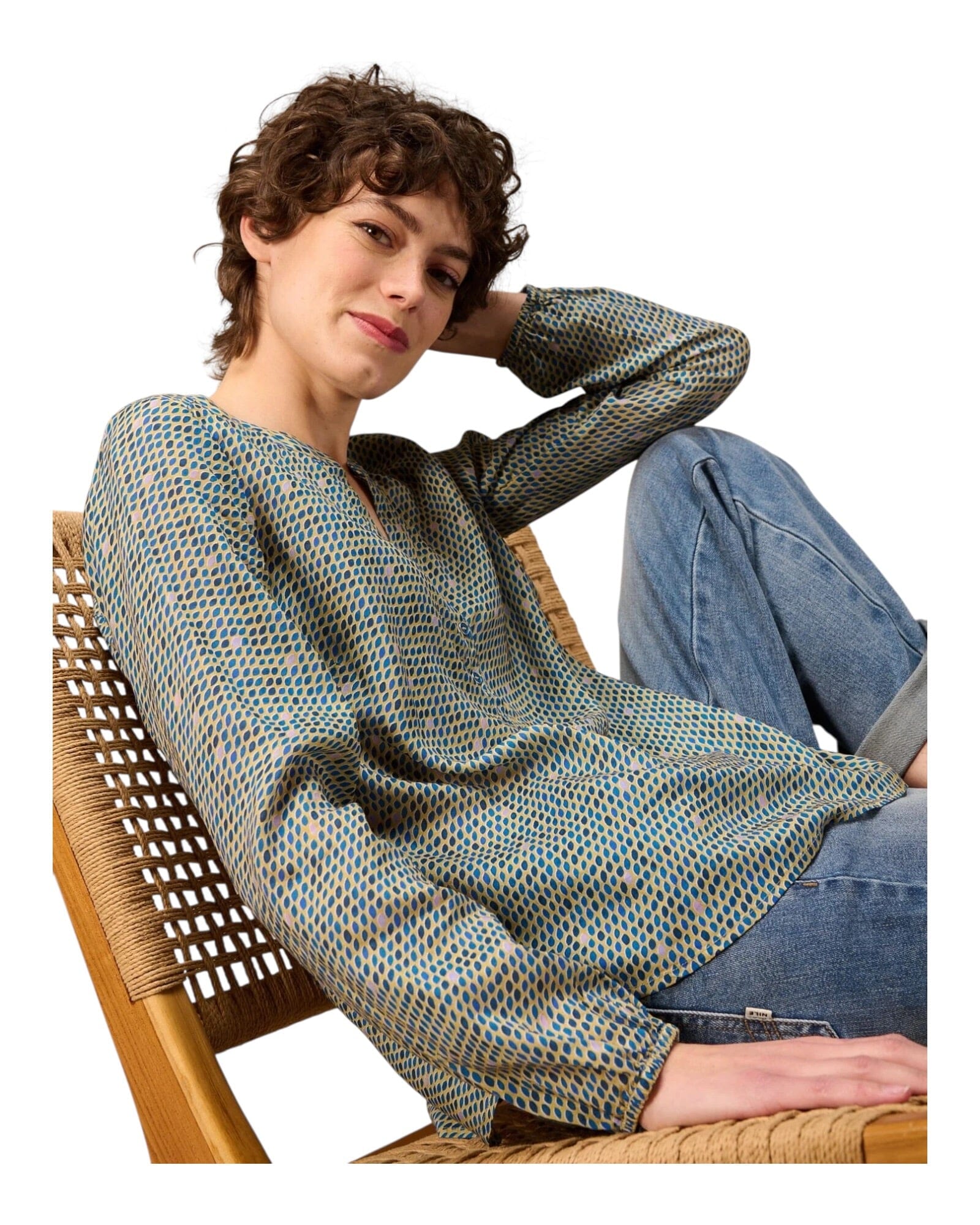 Bluse Bluse Nile Bluesteel S 