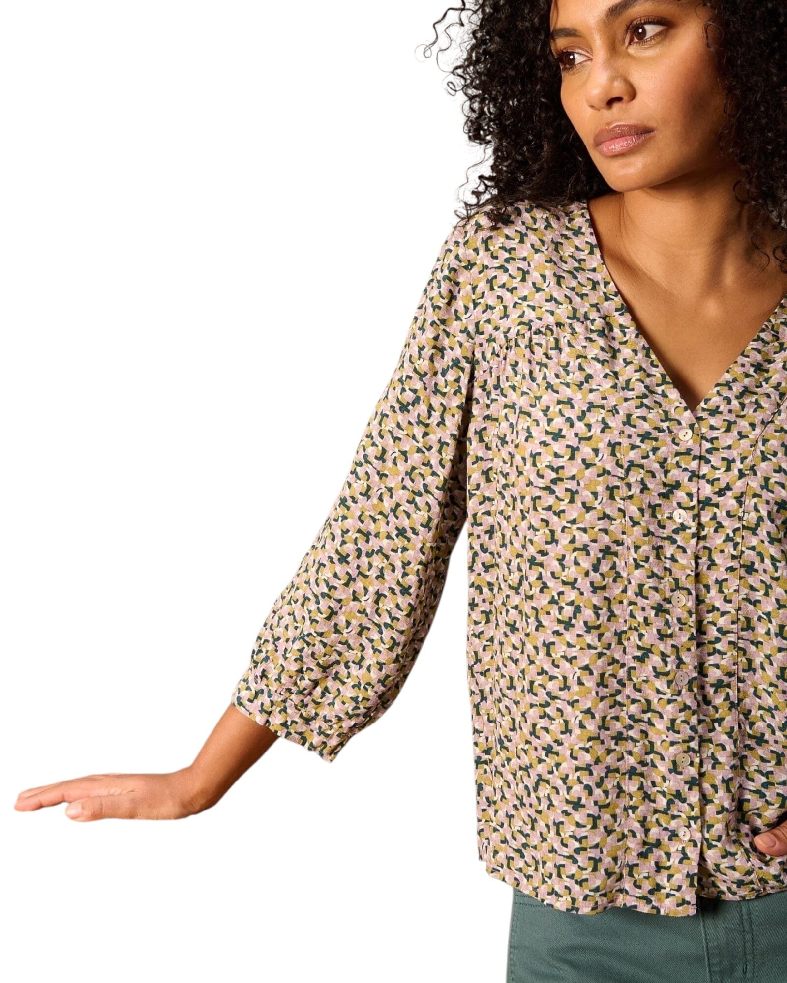 Bluse Bluse Nile Goldenkiwi S 