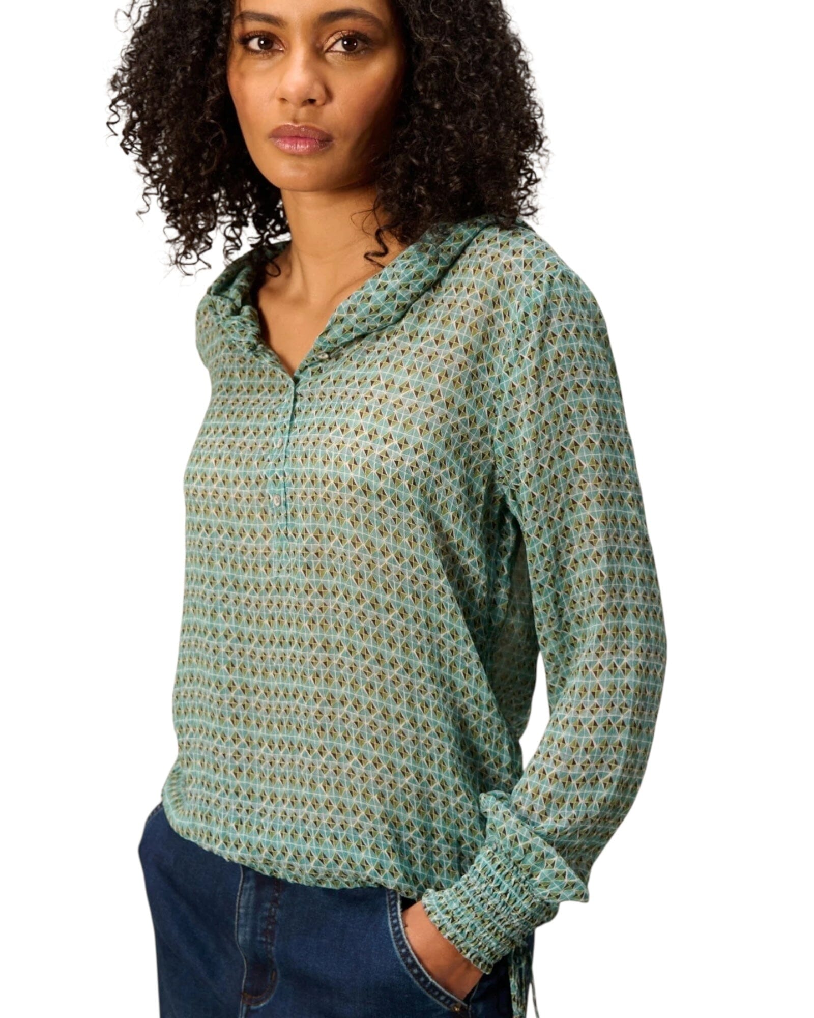 Bluse Bluse Nile Seagreen S 