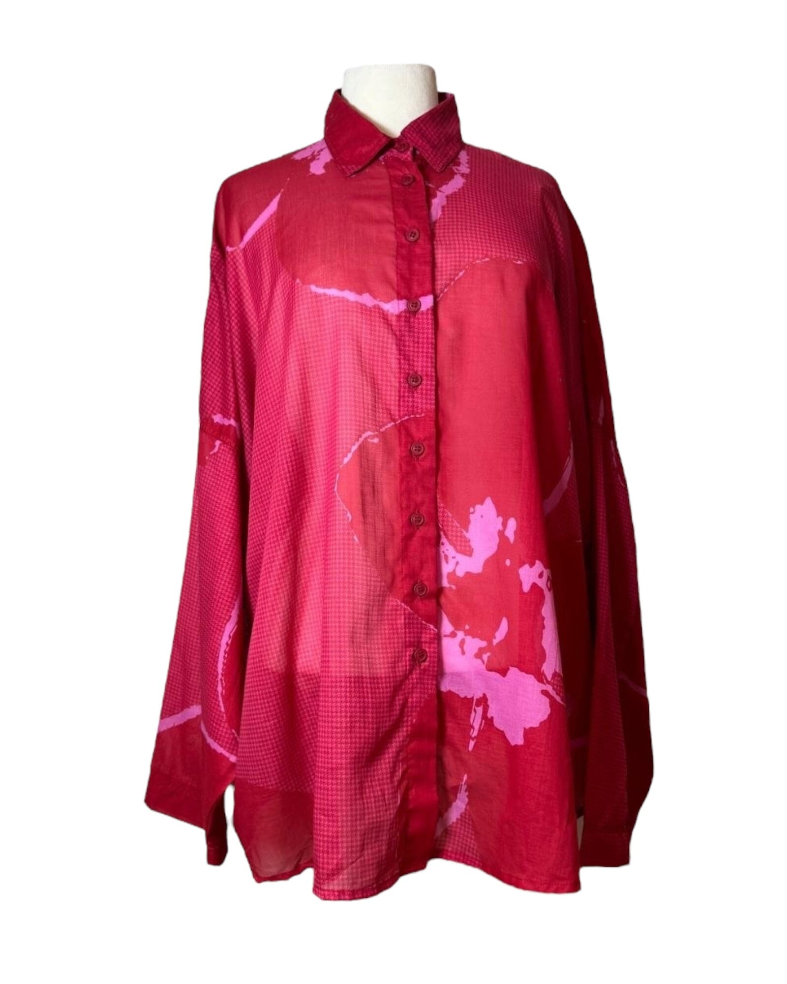 Bluse Bluse Rundholz Black Label 561 Rose Print S 