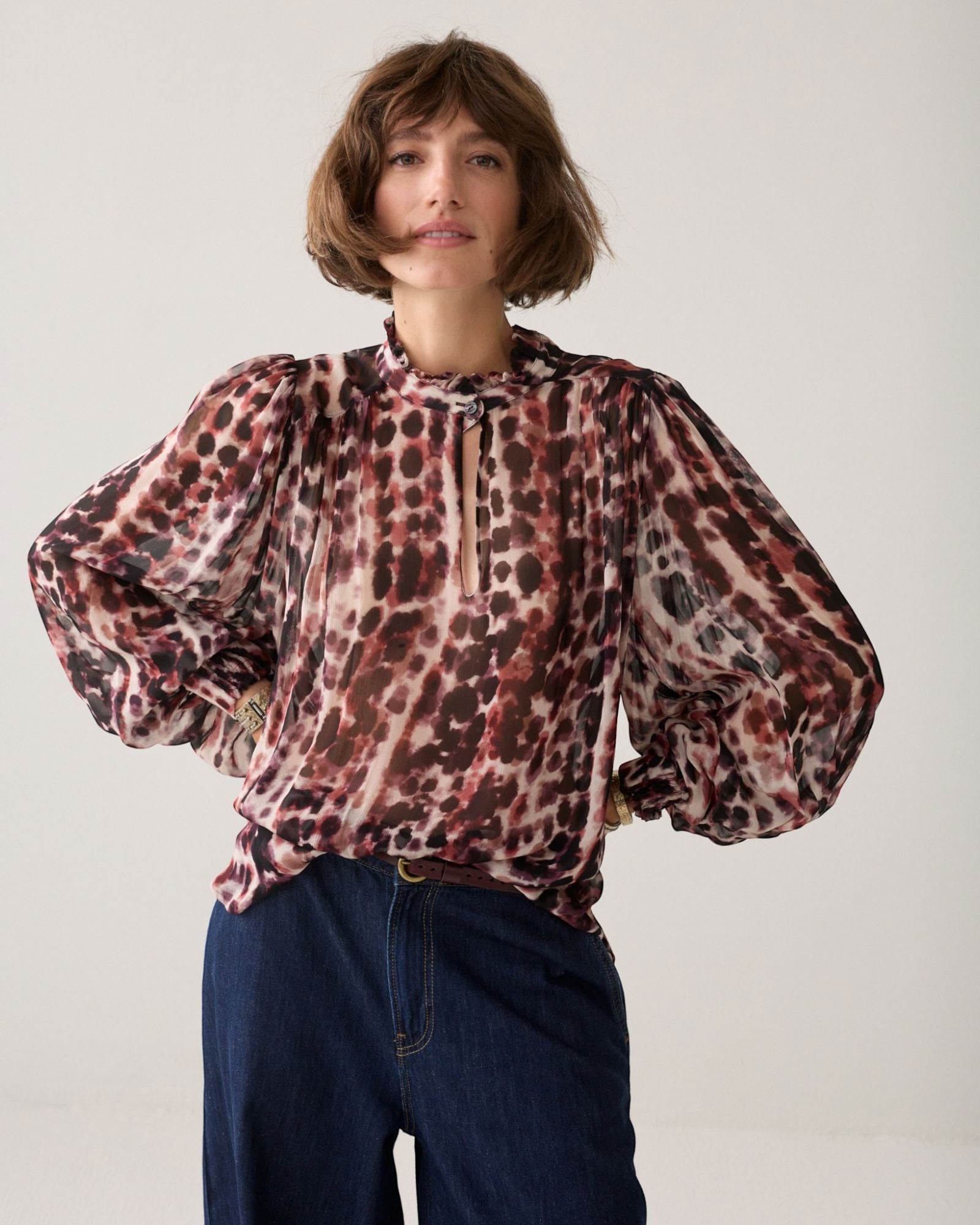 Bluse Bluse Summum Woman 120 Multicolor 36 