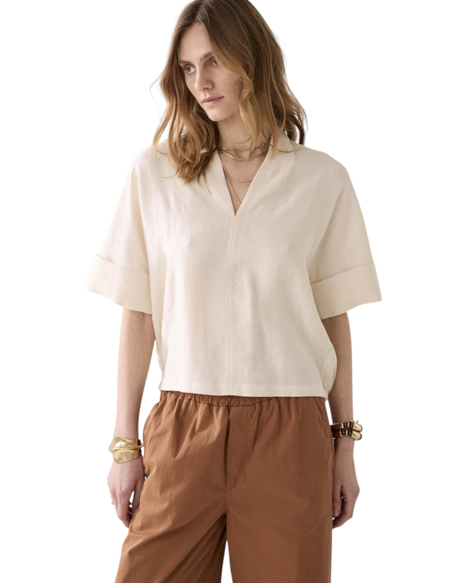 Bluse Bluse Summum Woman 122 Ivory 36 