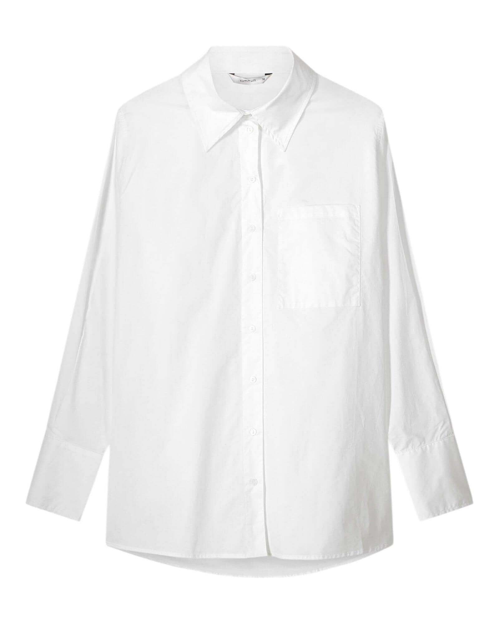 Bluse Crispy Poplin Bluse Summum Woman 110 Weiß 36 