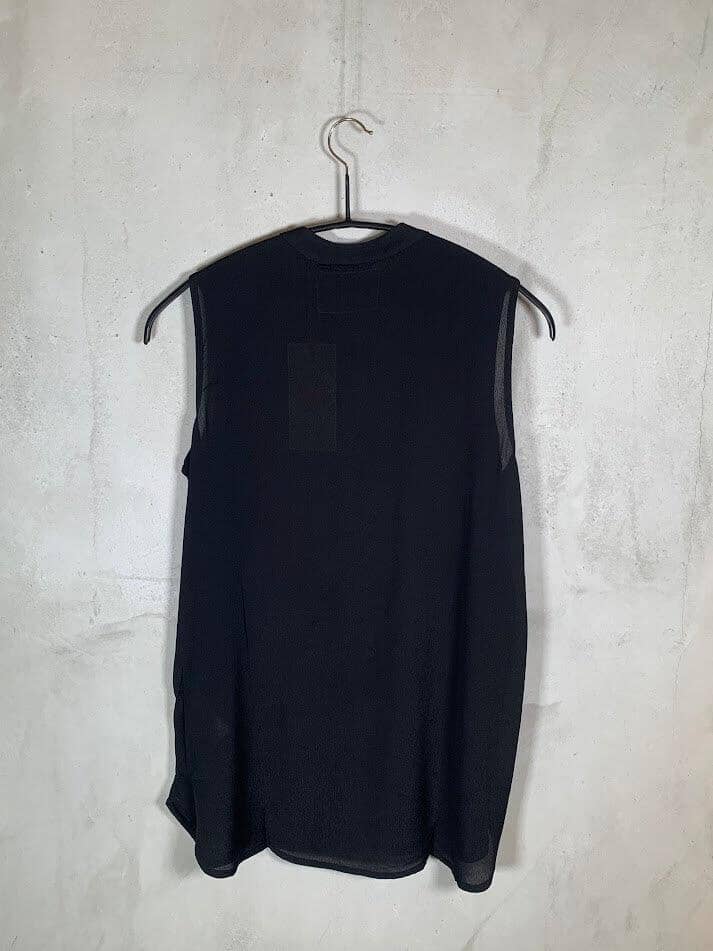 Bluse EsjaEP Stehkragen ohne Arm Bluse Lieblingsstück 