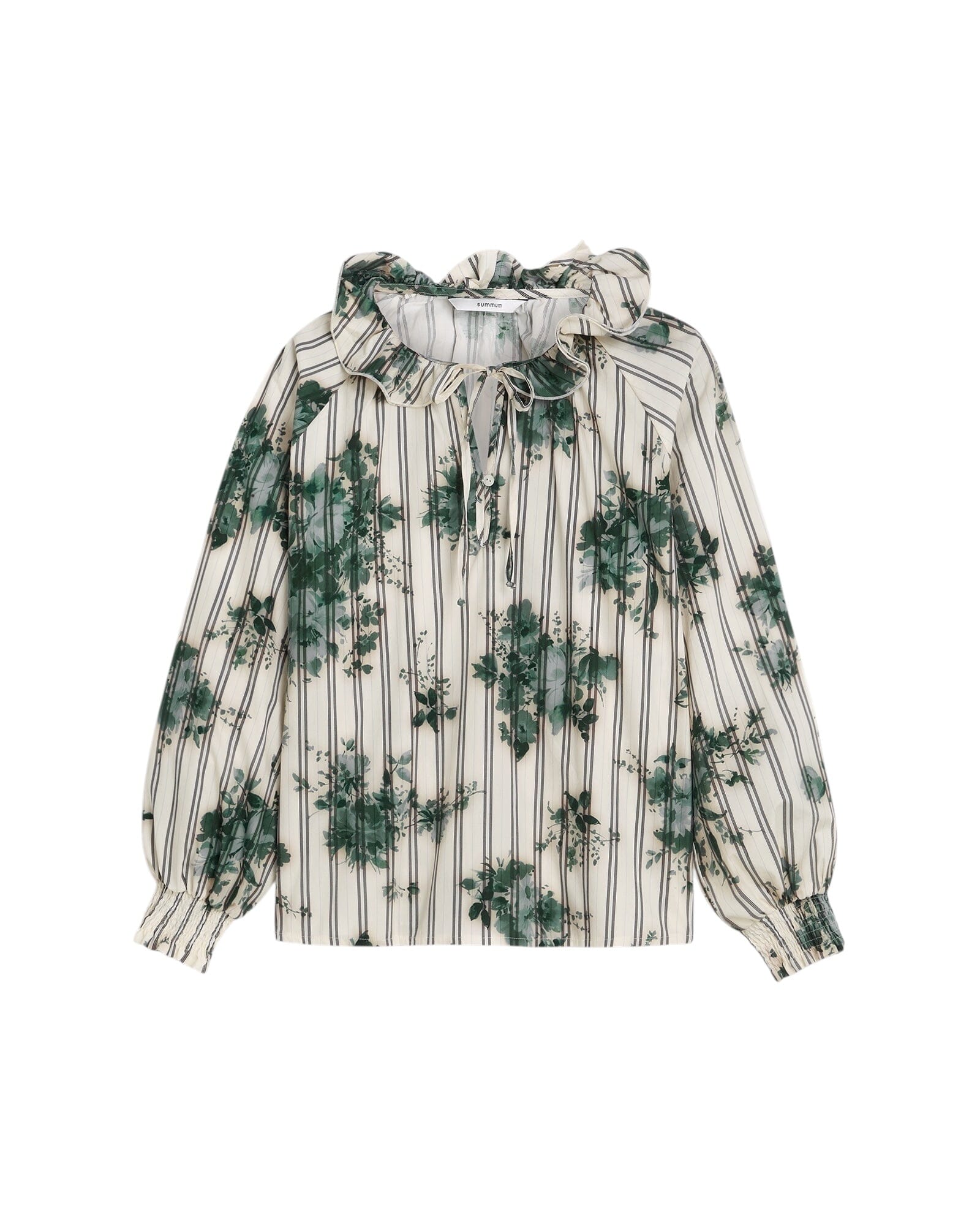 Bluse Flowers and Stripe Bluse Summum Woman 