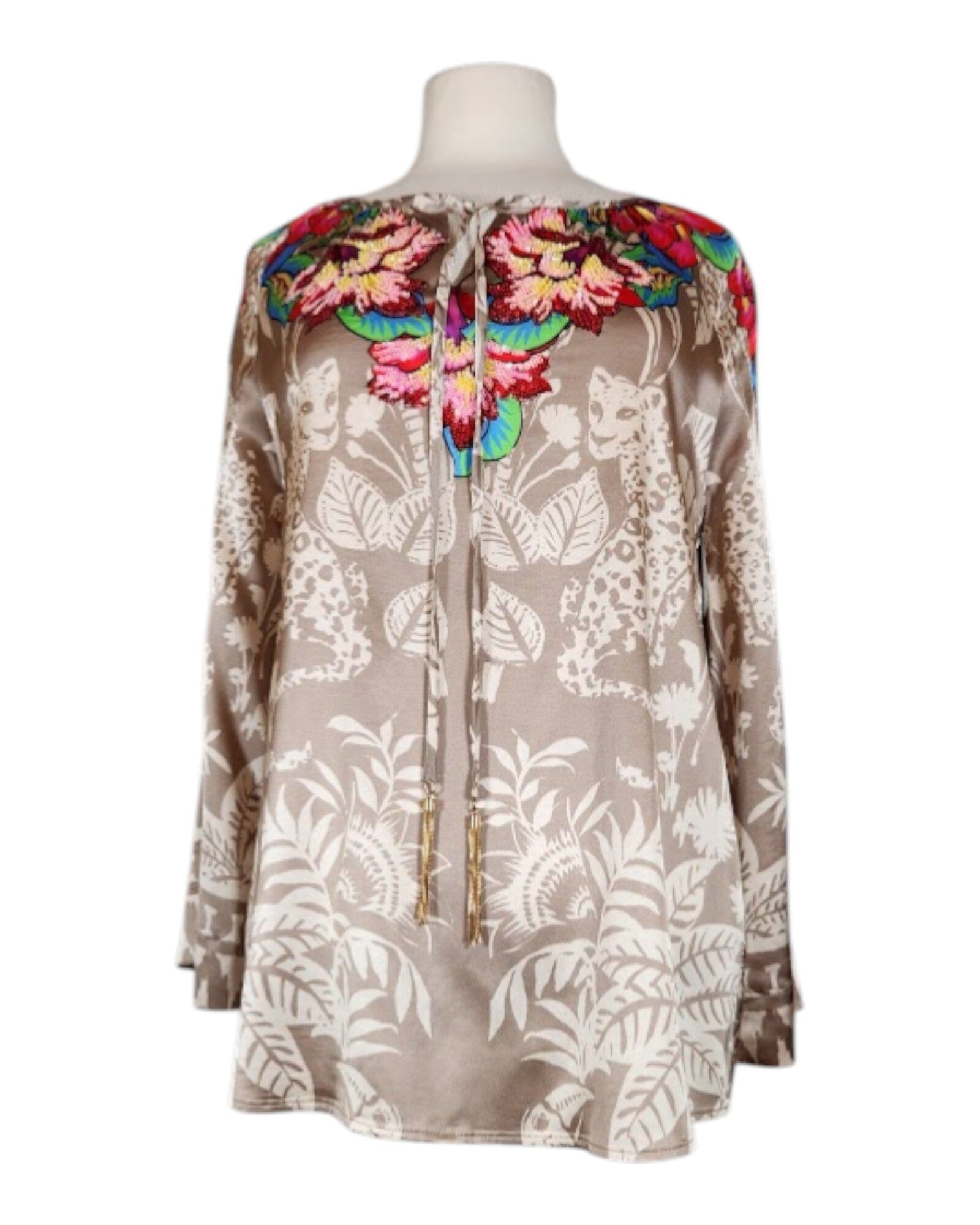 Bluse Jungle & Flowers Bluse Grace 118 Clement S 