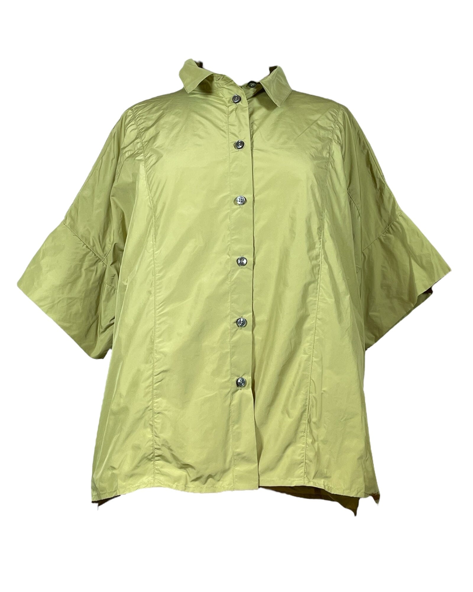 Bluse Kastig kurz Bluse Elli 34 Palm 1 