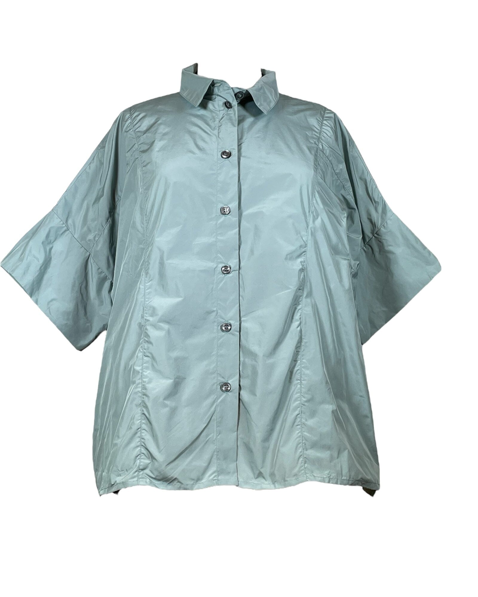 Bluse Kastig kurz Bluse Elli 62 Aqua 1 