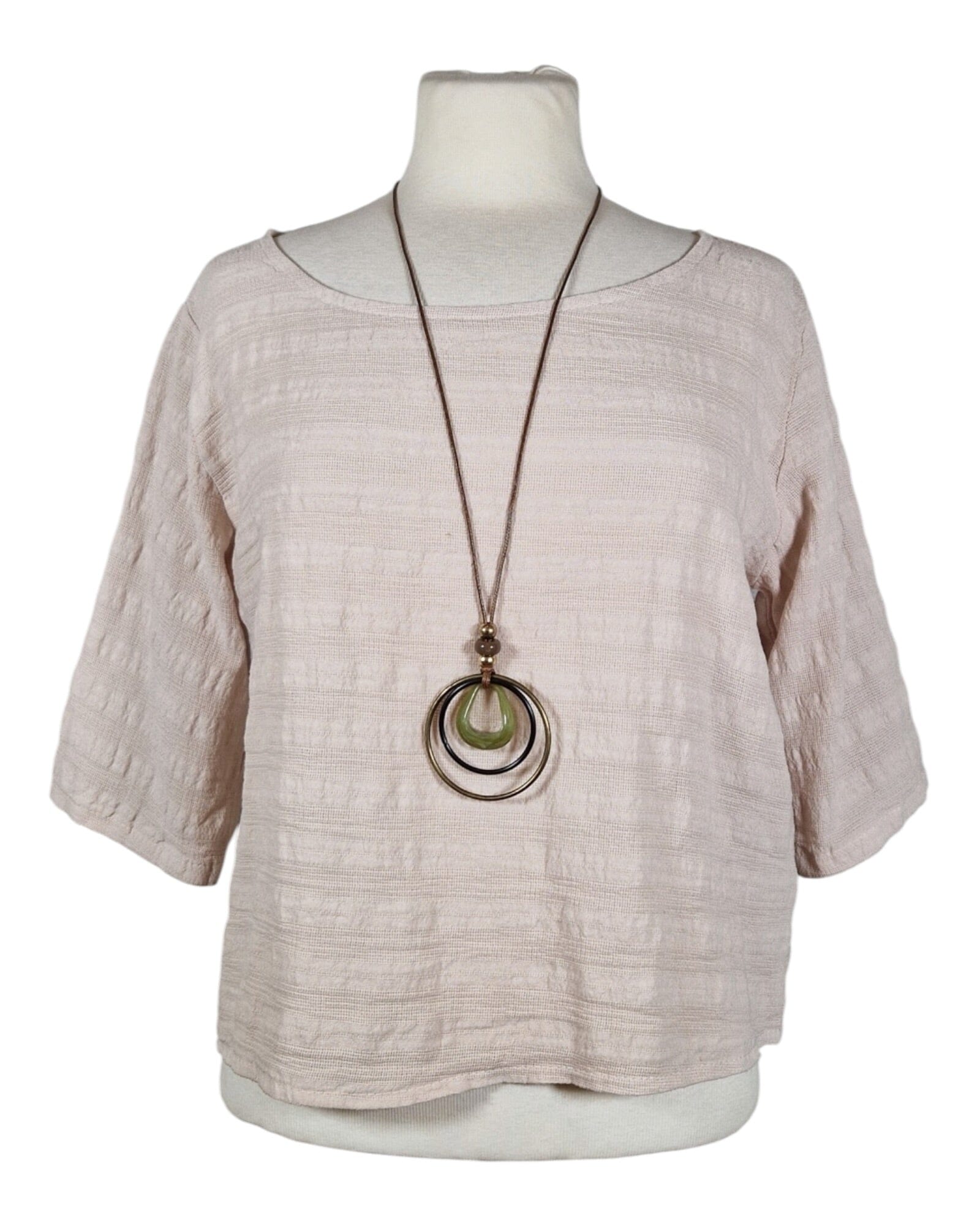 Bluse Kurz mit Kette Bluse Kolibri Ulm Stone Einheitsgröße 