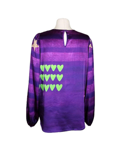 Bluse Lila Amour Bluse Grace 