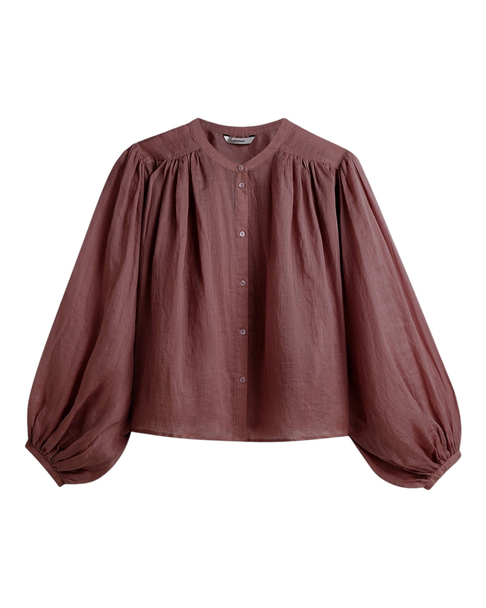 Bluse Ramie Bluse Summum Woman 334 Deep Fig 36 