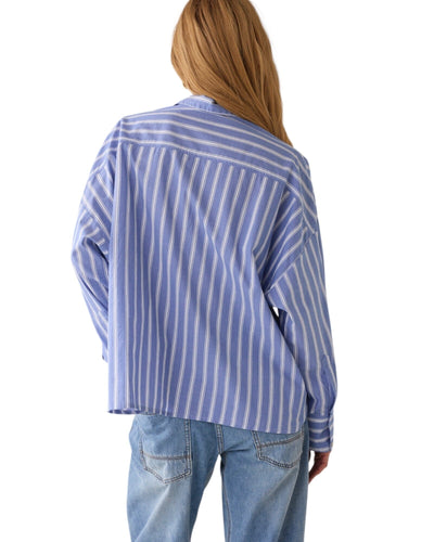 Bluse Shirt Stripe Bluse Summum Woman 