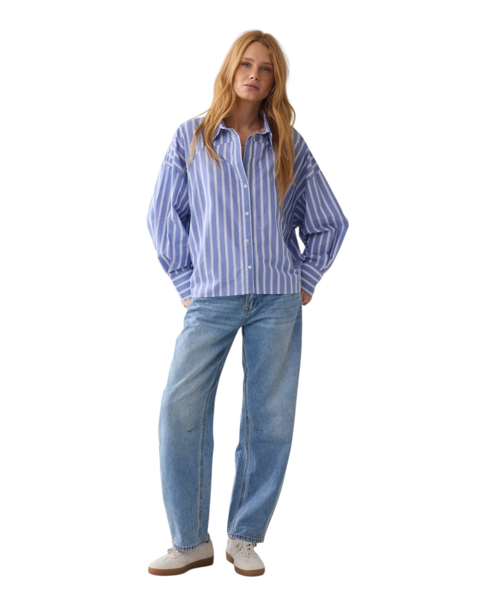 Bluse Shirt Stripe Bluse Summum Woman 