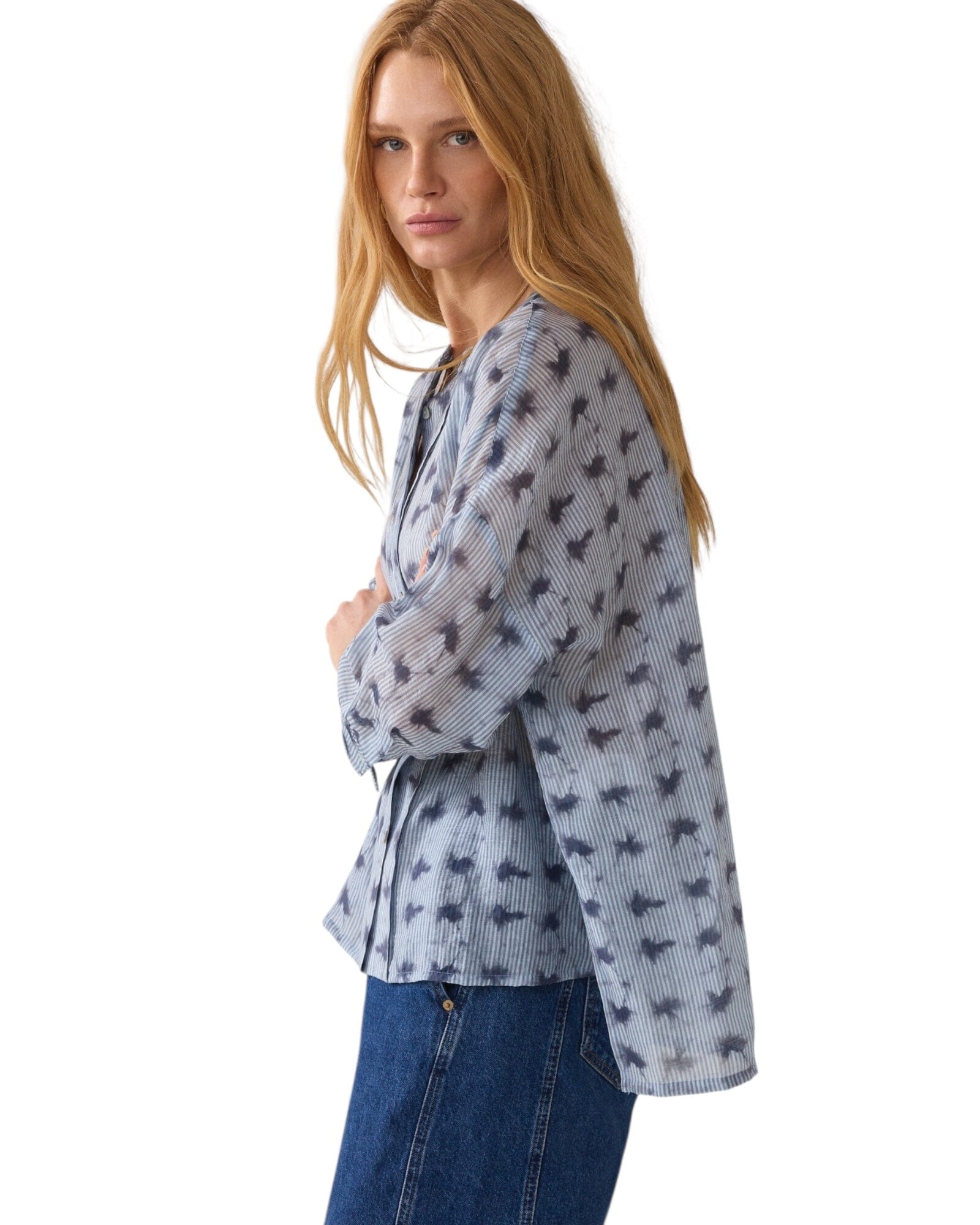 Bluse Tie dye Stripe Bluse Summum Woman 