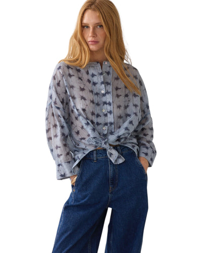 Bluse Tie dye Stripe Bluse Summum Woman 423 Soft Blue 36 