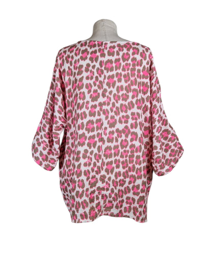 Blusenshirt Leoprint Bluse Kolibri Ulm 