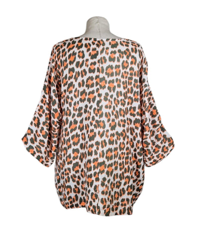 Blusenshirt Leoprint Bluse Kolibri Ulm 