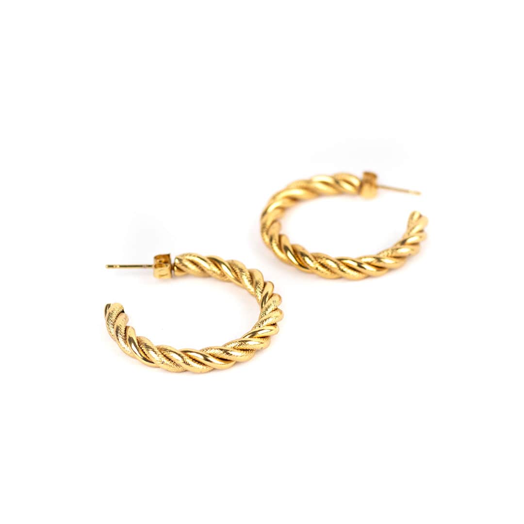 Cady Ohrringe Ohrringe inrosa Gold 3x0,4cm 