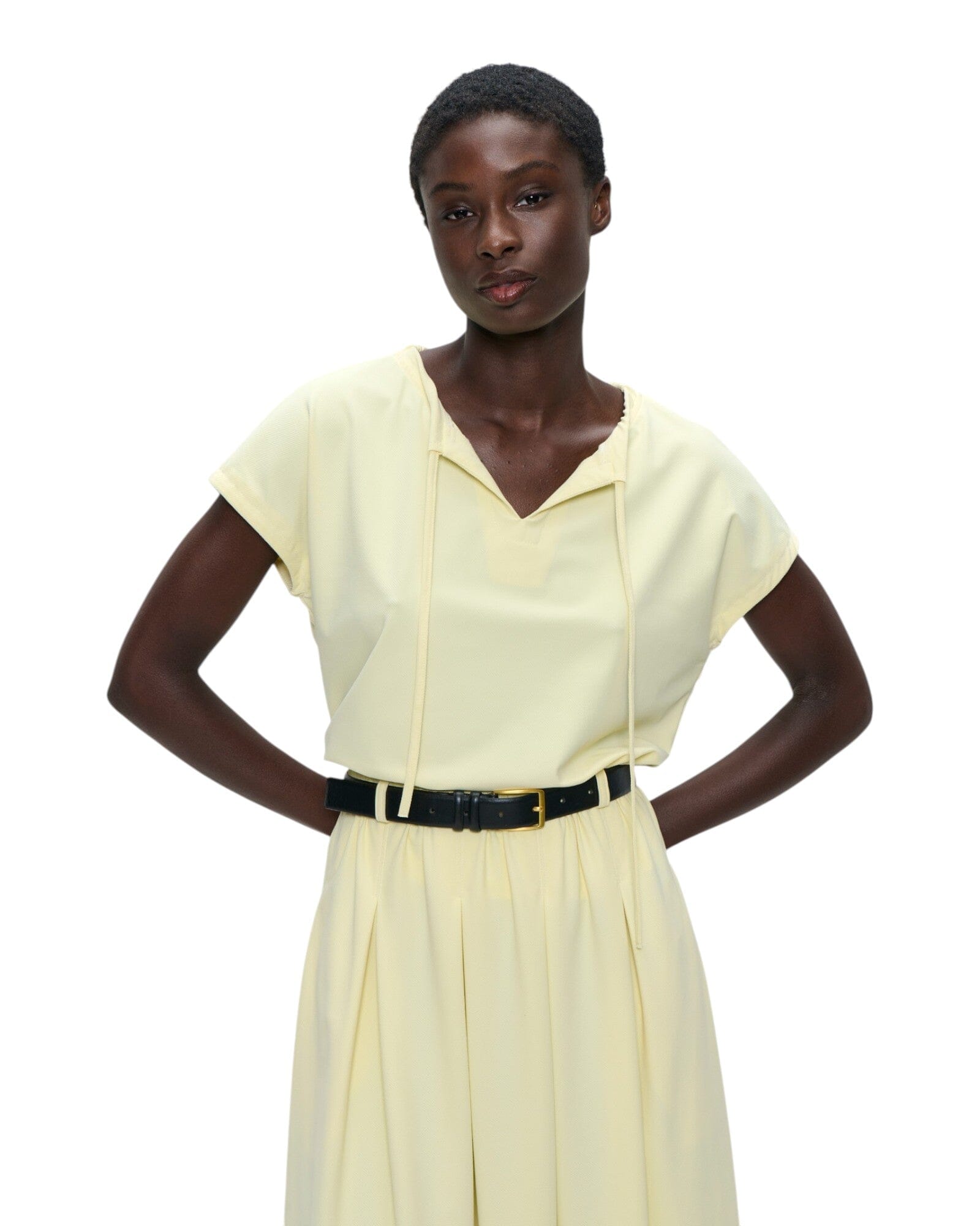 Carla Top Shirt Jane Lushka 697 Yellow S 